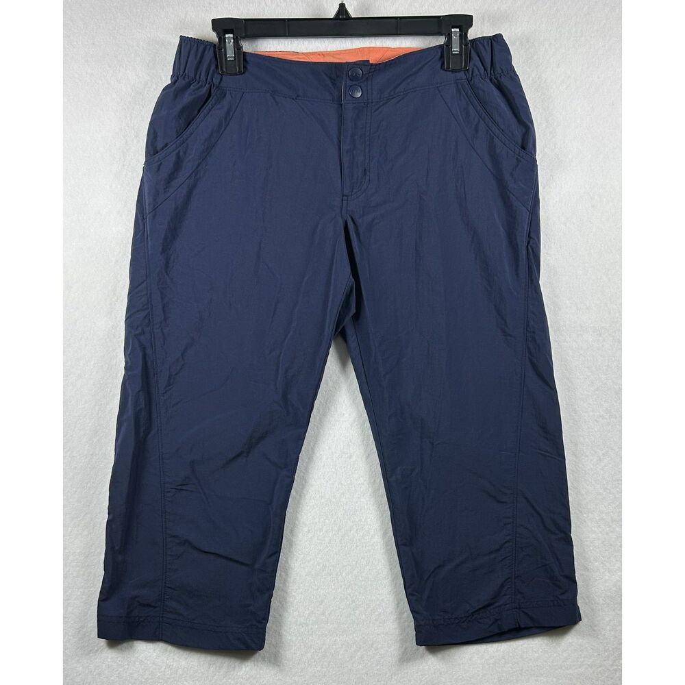 Columbia PFG Coral Point Capri Pants Navy Blue Size Small Women's Quick Dry